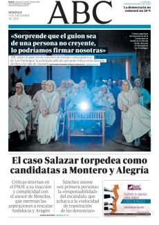 «SORPRENDE QUE EL GUION SEA DE UNA PERSONA NO CREYENTE, LO PODRÍAMOS FIRMAR NOSOTRAS»