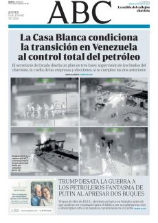 LA CASA BLANCA CONDICIONA LA TRANSICIÓN EN VENEZUELA AL CONTROL TOTAL DEL PETRÓLEO