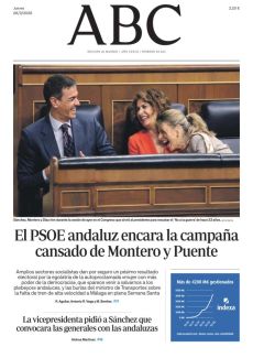 EL PSOE ANDALUZ ENCARA LA CAMPAÑA CANSADO DE MONTERO Y PUENTE