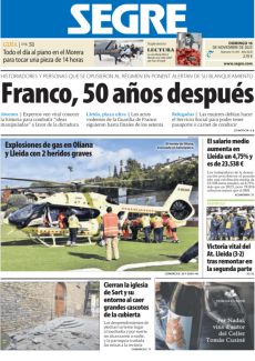 EXPLOSIONES DE GAS EN OLIANA Y LLEIDA CON 2 HERIDOS GRAVES