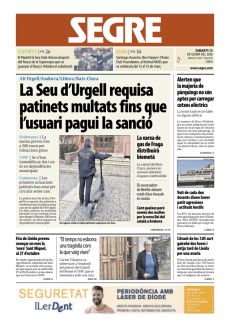 LA SEU D’URGELL REQUISA PATINETS MULTATS FINS QUE L’USUARI PAGUI LA SANCIÓ