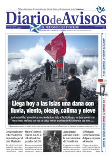 LLEGA HOY A LAS ISLAS UNA DANA CON LLUVIA, VIENTO, OLEAJE, CALIMA Y NIEVE