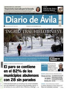 ‘INGRID’ TRAE HIELO Y NIEVE