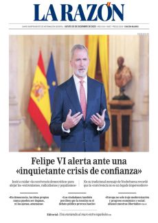 FELIPE VI ALERTA ANTE UNA «INQUIETANTE CRISIS DE CONFIANZA»