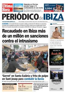 ‘GERRET’ EN SANTA EULÀRIA Y FRITA DE PULPO EN SANT JOSEP PARA COMBATIR LA LLUVIA