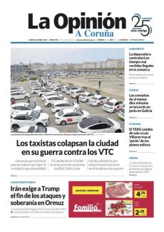 LOS TAXISTAS COLAPSAN LA CIUDAD EN SU GUERRA CONTRA LOS VTC